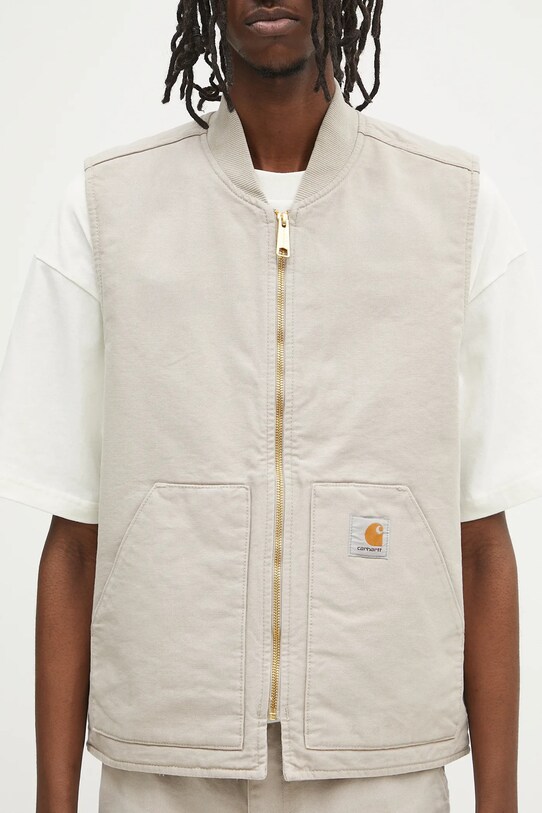 Памучен елек Carhartt WIP Classic Vest бежов I034821.2OR4O