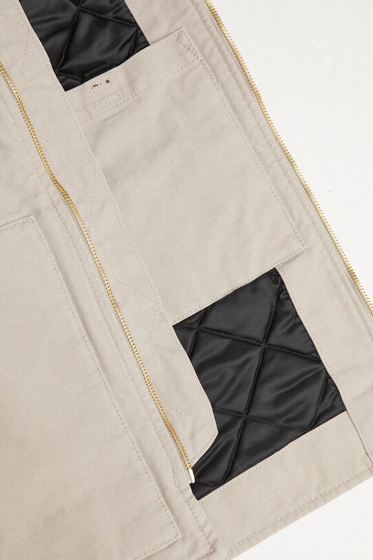 Безрукавка из хлопка Carhartt WIP Classic Vest I034821.2OR4O бежевый