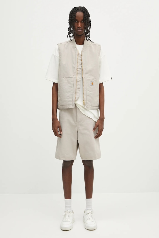 Безрукавка из хлопка Carhartt WIP Classic Vest I034821.2OR4O