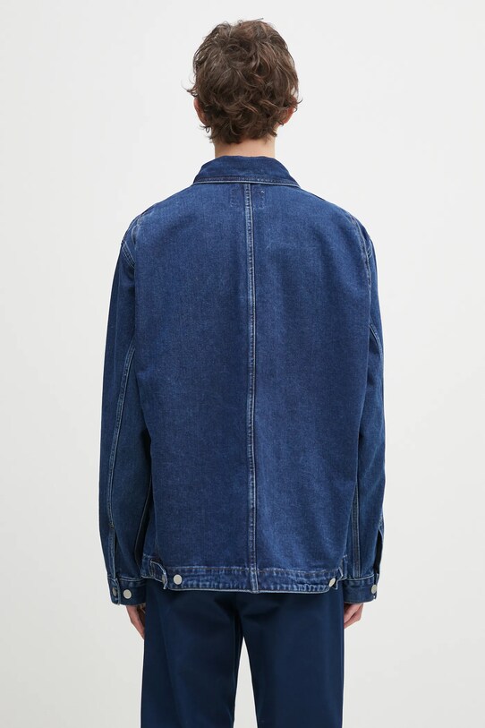 Odzież Carhartt WIP kurtka jeansowa OG Double Front Jacket I034866.106 granatowy
