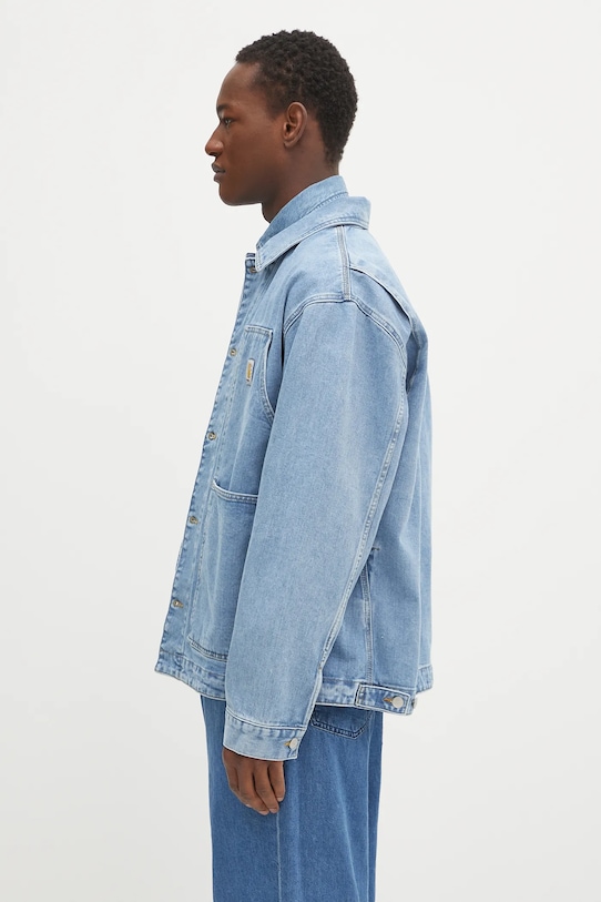 Carhartt WIP kurtka jeansowa OG Double Front Jacket I034866.112 niebieski SS25