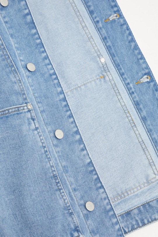 Carhartt WIP kurtka jeansowa OG Double Front Jacket I034866.112 niebieski