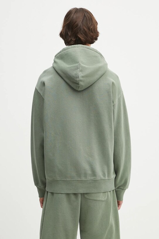 Clothing Carhartt WIP cotton sweatshirt Hooded Nelson Jacket I033064.1YFGD green
