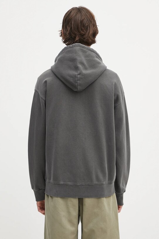Clothing Carhartt WIP cotton sweatshirt Hooded Nelson Jacket I033064.87GD gray