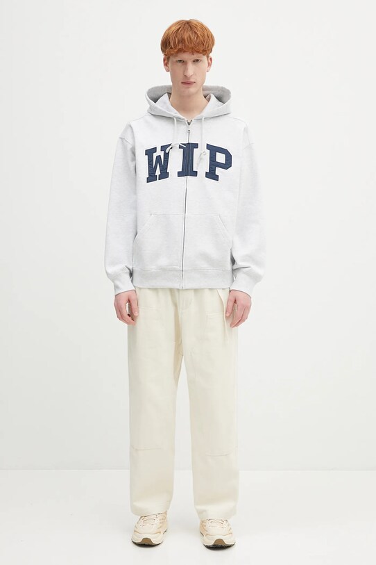 Суичър Carhartt WIP Hooded WIP Sweat Jacket I034691.48206 сив