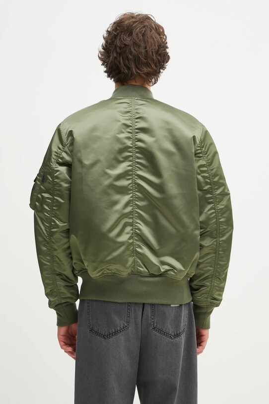 Odzież Alpha Industries kurtka dwustronna MA-1 Base Flight Jacket 756111.01 zielony
