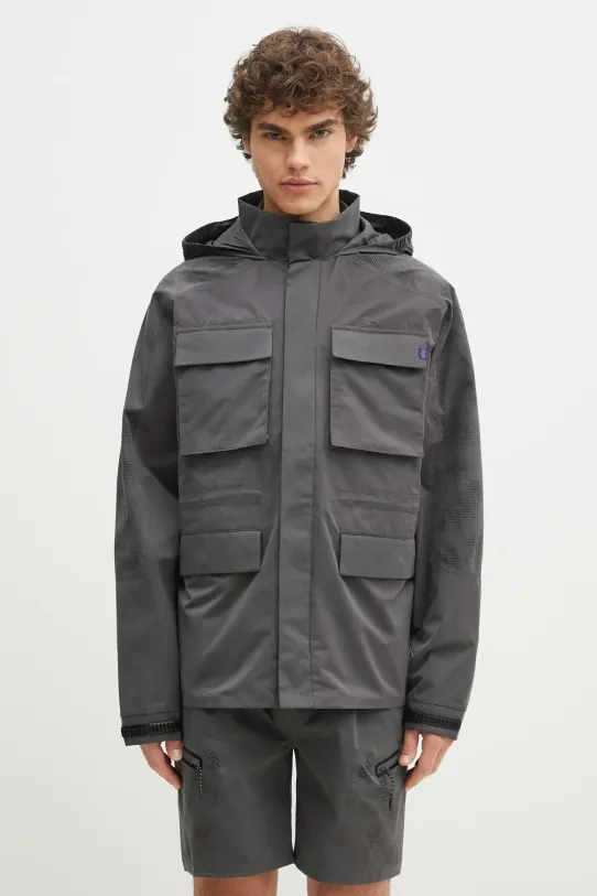 Alpha Industries jacket M-65 Laser Cut Field Coat with gray 756119.747