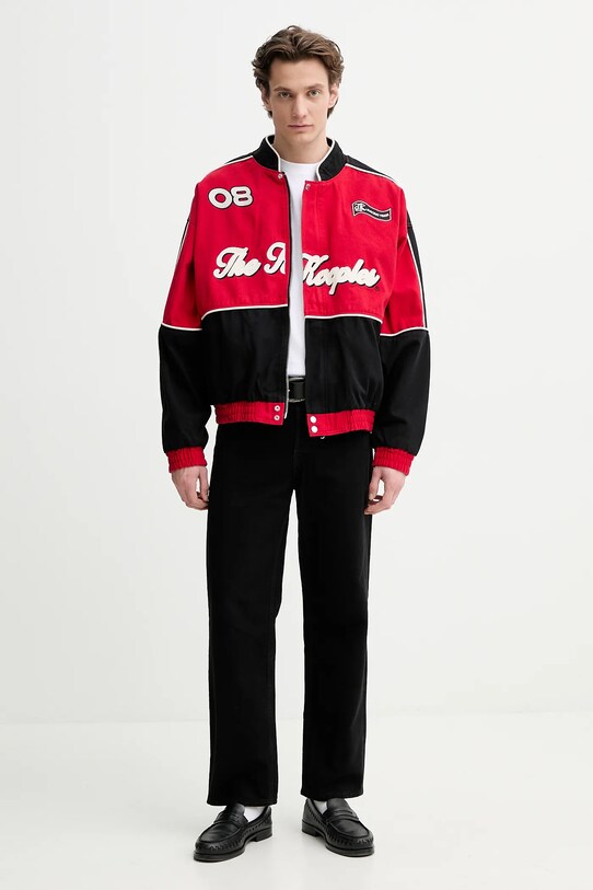 Джинсовая куртка The Kooples HBLO30010K красный SS25