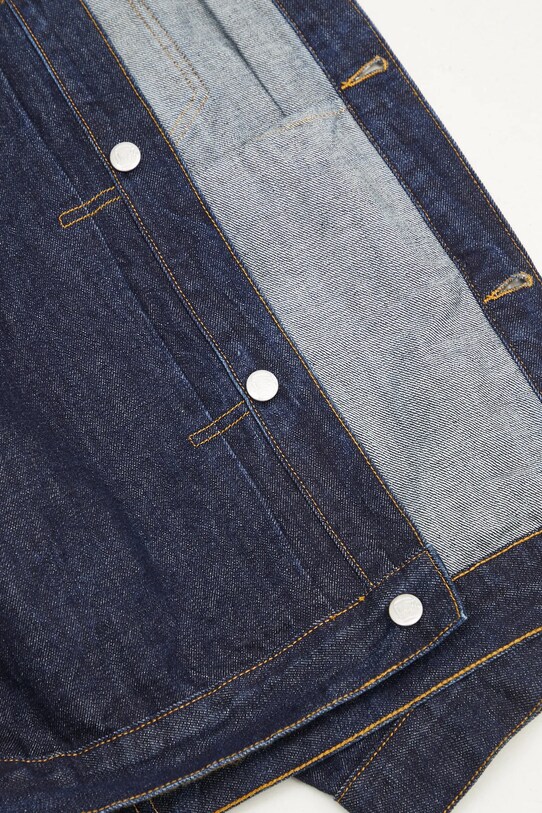 Billionaire Boys Club geacă din denim Script Logo Denim Jacket B25107 bleumarin
