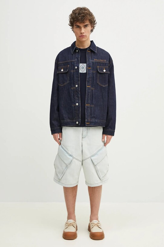 Billionaire Boys Club geacă din denim Script Logo Denim Jacket B25107