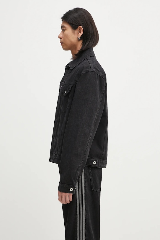 Τζιν μπουφάν ICECREAM Running Dog Denim Trucker Jacket ICD25101 μαύρο SS25