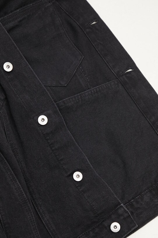 Traper jakna ICECREAM Running Dog Denim Trucker Jacket ICD25101 crna