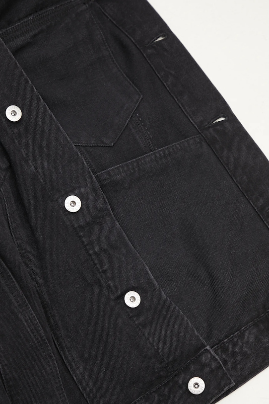 Τζιν μπουφάν ICECREAM Running Dog Denim Trucker Jacket ICD25101 μαύρο