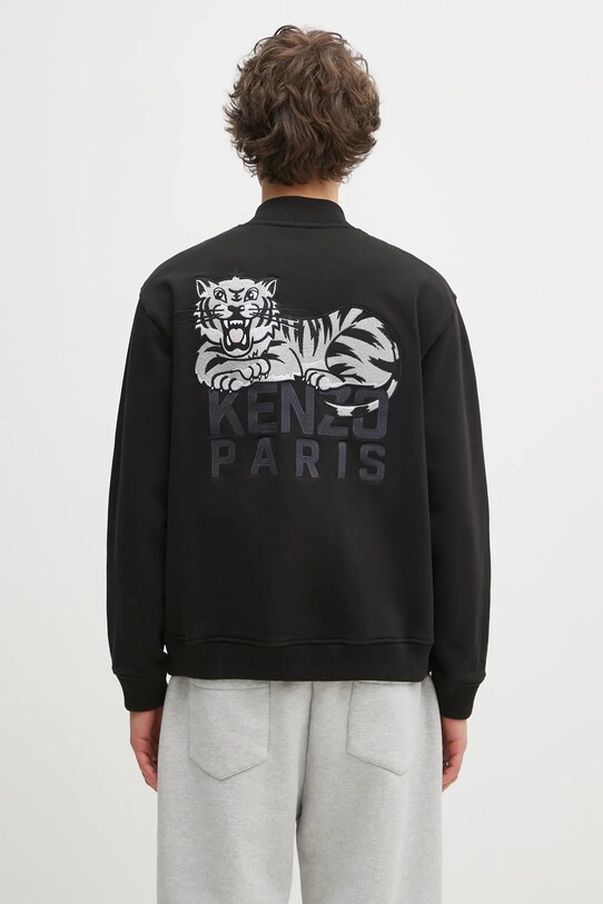 Oblečenie Mikina Kenzo Happy Tiger FF55BL1244MT.99J čierna