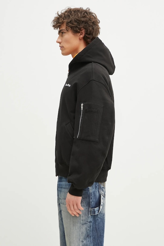 Dvostrana jakna Kenzo FF55BL2114MT.99J crna SS25