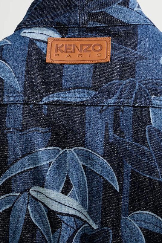 Kenzo bezrękawnik jeansowy FF55DV0026P1.DM granatowy