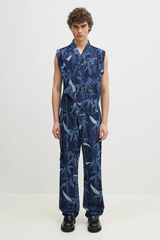 Kenzo bezrękawnik jeansowy FF55DV0026P1.DM