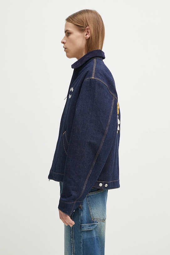 Džínová bunda Kenzo FF55DV1136B1.DM modrá SS25