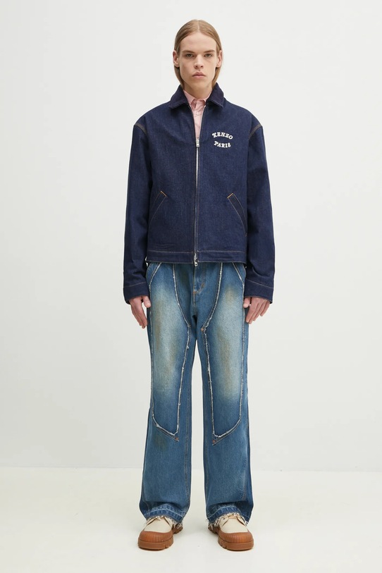 Kenzo kurtka jeansowa FF55DV1136B1.DM