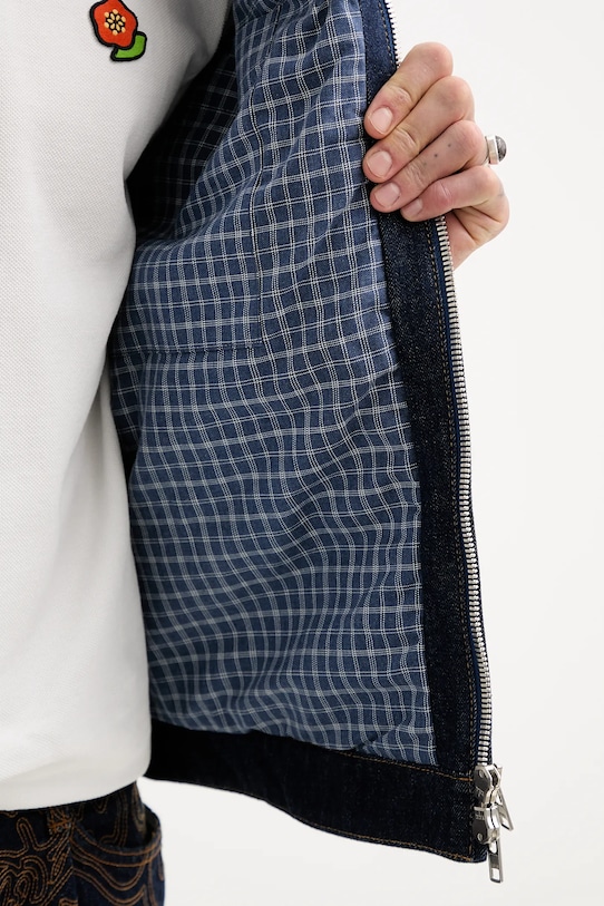 Kenzo kurtka jeansowa FF55DV1136B1.DM