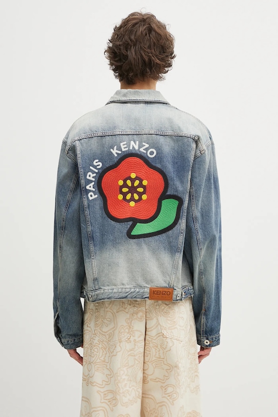 Abbigliamento Kenzo giacca di jeans FF55DV3026I7.DS blu