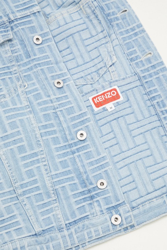 Kenzo kurtka jeansowa FF55DV3026J4.DB