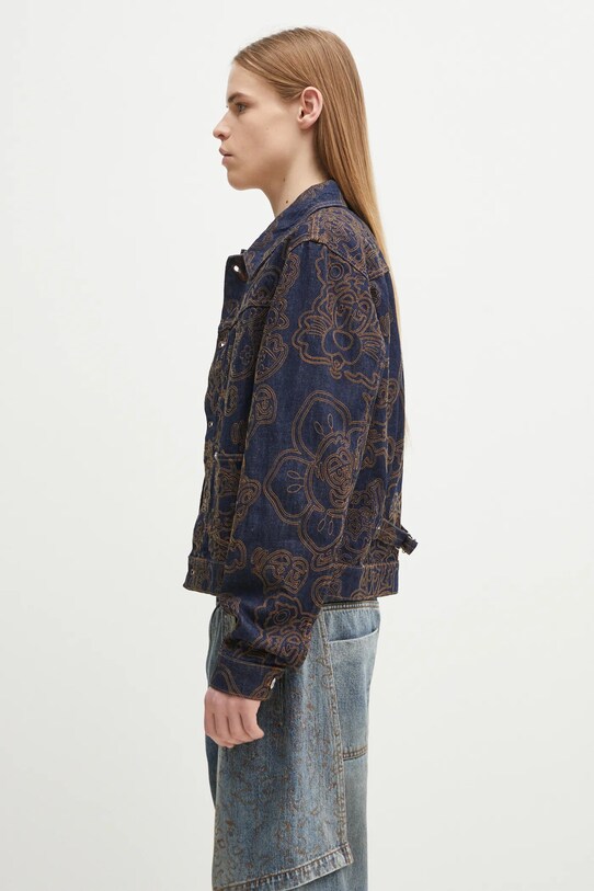Kenzo denim jacket FF55DV3096V1.DM navy SS25