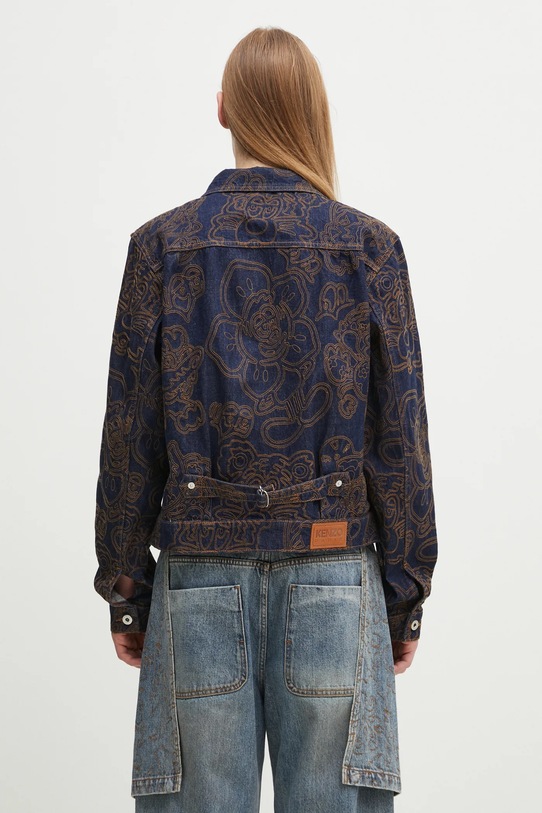 Îmbrăcăminte Kenzo geacă jeans FF55DV3096V1.DM bleumarin
