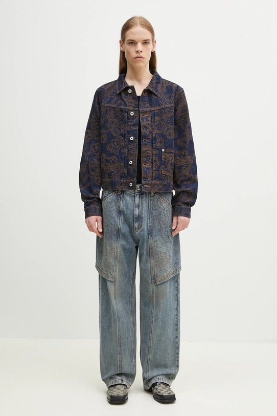Kenzo kurtka jeansowa FF55DV3096V1.DM