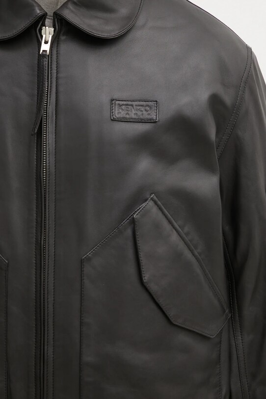 Kenzo leather jacket black FF55LB1430AD.99