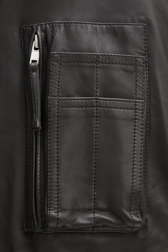 Kenzo leather jacket FF55LB1430AD.99 black