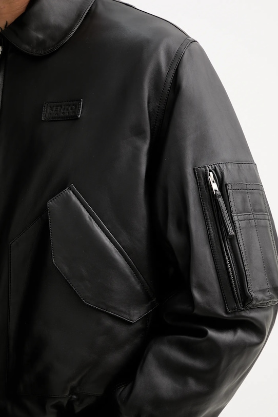 Kenzo kurtka skórzana FF55LB1430AD.99