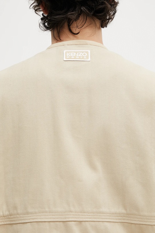 Kenzo cotone senza maniche beige FF55OU0099OT.11