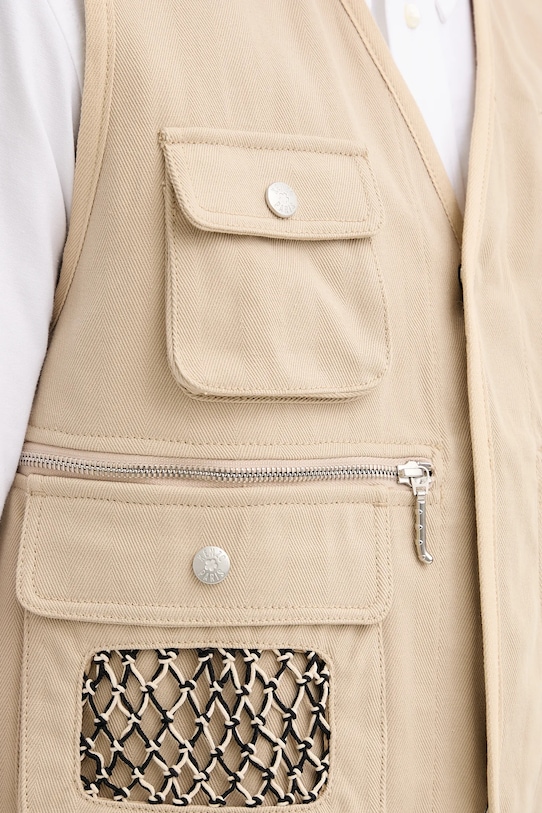 Kenzo bezrękawnik bawełniany FF55OU0099OT.11