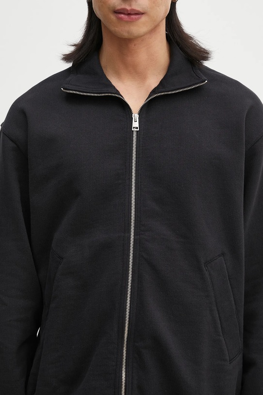 Pamučna dukserica Norse Projects Bjorn Relaxed Organic Loopback Track Jacket crna N20.1379.9999