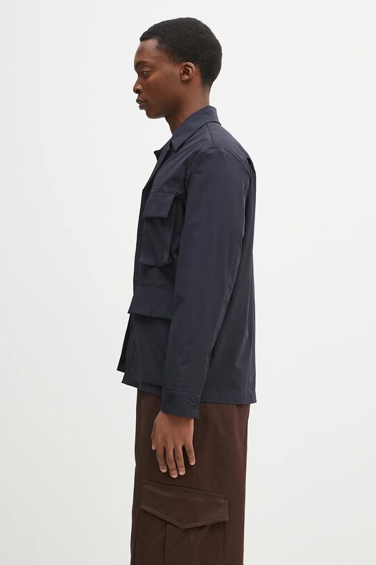 Norse Projects shirt Mads Travel Light Overshirt N50.0269.7004 navy SS25