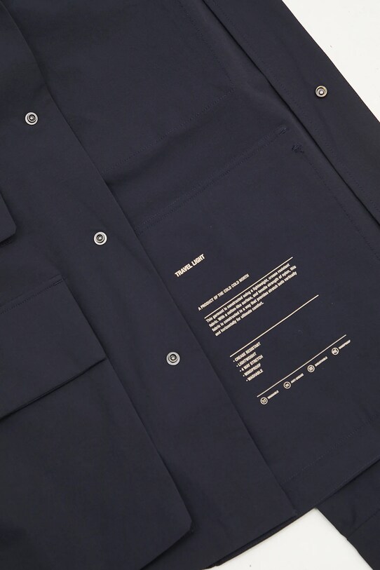 Norse Projects shirt Mads Travel Light Overshirt N50.0269.7004 navy