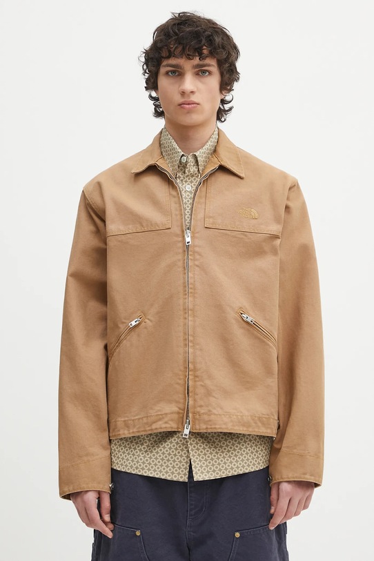 Яке The North Face Cedar Canvas Work без изолация кафяв NF0A8B721731