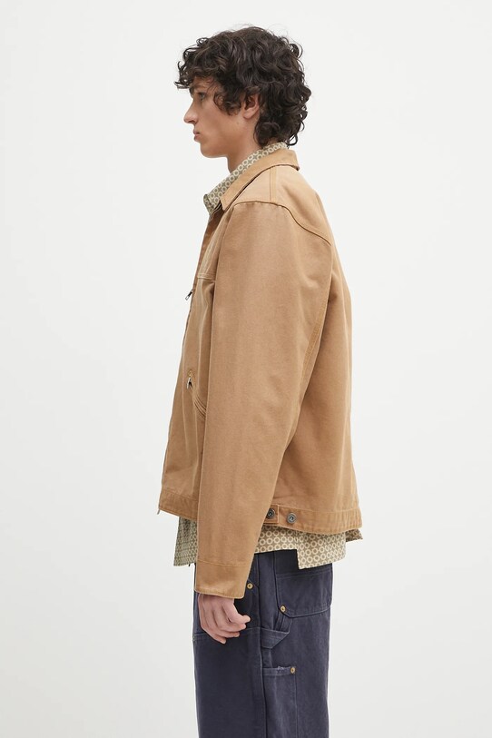 The North Face jacket Cedar Canvas Work NF0A8B721731 brown SS25
