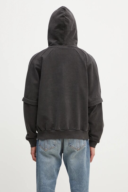 Одяг Бавовняна кофта Daily Paper Garment Wash Jacket 2511009 чорний