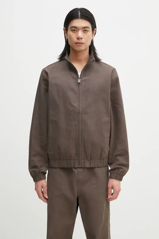 Бавовняна куртка Daily Paper Twill Track Jacket інші коричневий 2511120