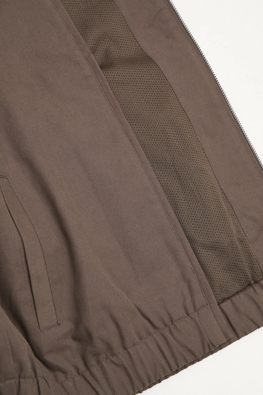 Daily Paper kurtka bawełniana Twill Track Jacket 2511120 brązowy