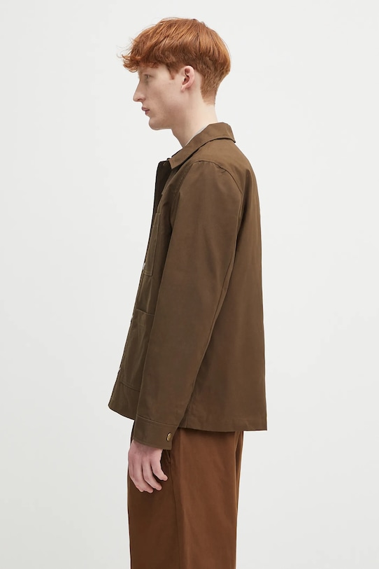 A.P.C. cotton jacket Blouson Gabriel COERC.H02841 green SS25