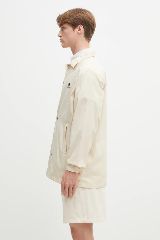 Košeľové sako New Balance Made In Usa Seasonal Woven MJ41540SD béžová SS25