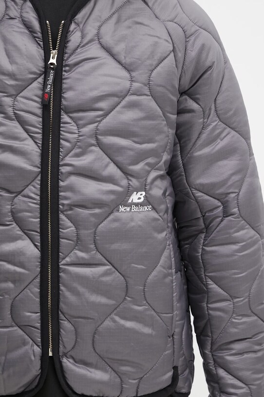 New Balance kurtka Made In Usa Quilted Jacket Mgt szary MJ43541MGT