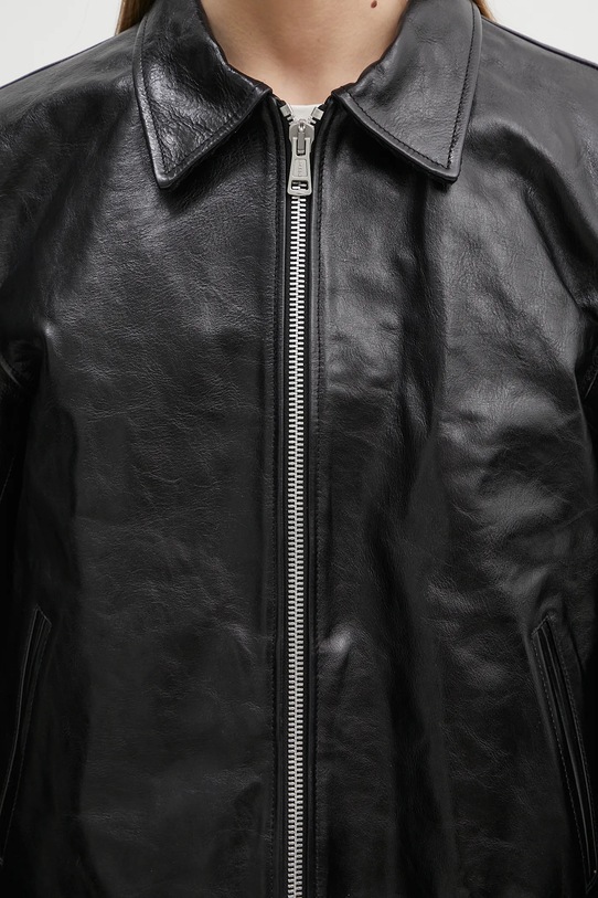 Our Legacy leather jacket Mini black M4239MTD