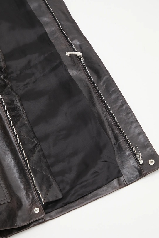 Wales Bonner kurtka skórzana Vision Leather US25LE11.LE02.899