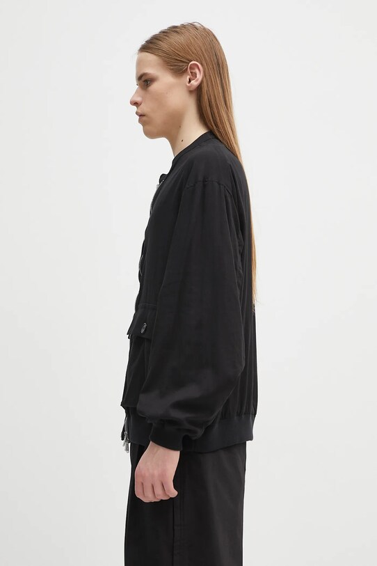 Хлопковая куртка Blouson UC1E4206.2 чёрный SS25