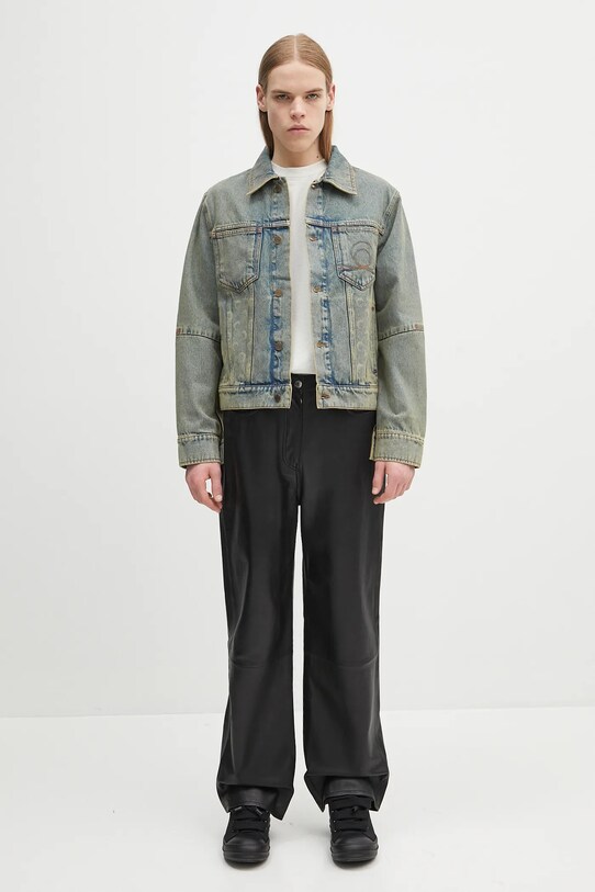 Džínová bunda Marine Serre Moon Laser Denim Trucker MJA063A.CDEN0003