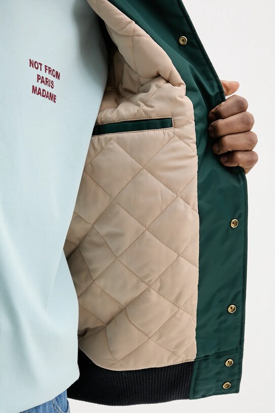 Drôle de Monsieur kurtka Le Bomber Polo G.JT219.PA014.DGN zielony